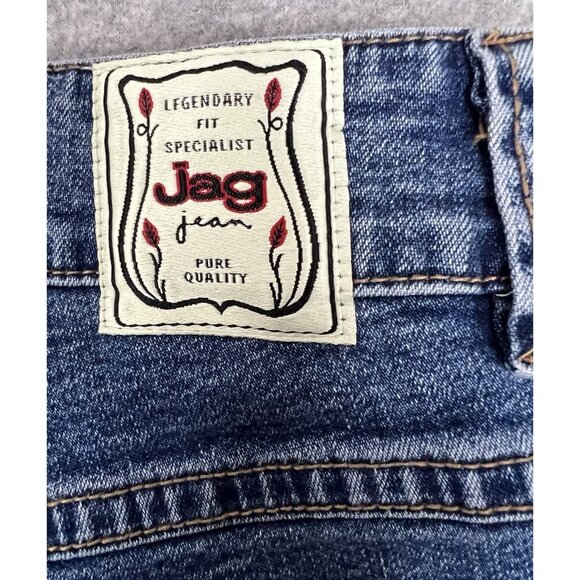 Jag Jeans Womens 20W Blue Stretch Straight Leg Denim Pants Plus Size - Picture 7 of 16